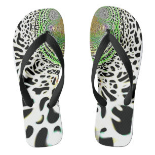 abstrakte Flip Flops Badesandalen