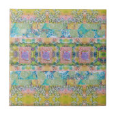 Abstrakte Florakryllisch Fliese (Vorderseite)