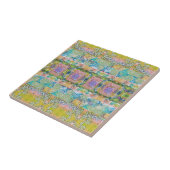 Abstrakte Florakryllisch Fliese (Seite)