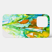 Abstrakte florale Aquarellkunst Case-Mate iPhone Hülle (Rückseite (Horizontal))