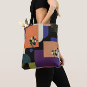 Abstrakte Florale Geometrie Kunst-Tasche Tasche (Von Nahem)