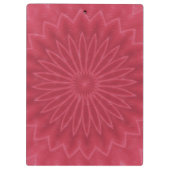 Abstrakte florale Kunst Trendy Chic Feminin Dark P Klemmbrett (Rückseite)