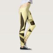 Abstrakte florale Leggings - Komfortabel und einzi (Rechts)