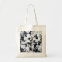 Abstrakte florale Monochrome Tasche