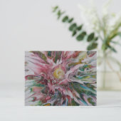 Abstrakte florale Postkarte (Stehend Vorderseite)