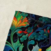 Abstrakte florale Swirl Tapestry kühl lebhaft farb Strandtuch (Beispiel)