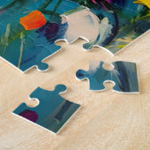 Abstrakte florale Symphonie für Kunst Puzzle (Seite)