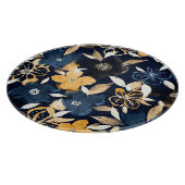 Abstrakte Florals: Farbwiederholtes Muster Schneidebrett (Ecke)