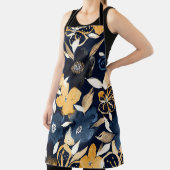 Abstrakte Florals: Farbwiederholtes Muster Schürze (InSitu)