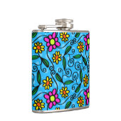 Abstrakte Florenflasche Flachmann (Rechts)