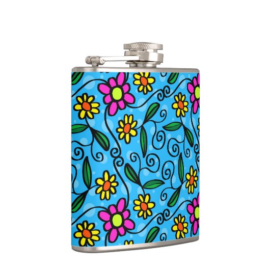 Abstrakte Florenflasche Flachmann (Rechts)