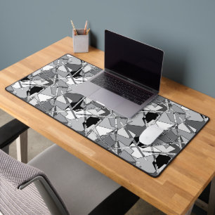 Abstrakte Flöten Schreibtischunterlage