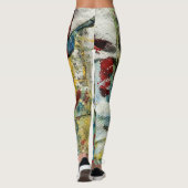 Abstrakte Flow Leggings (Rückseite)