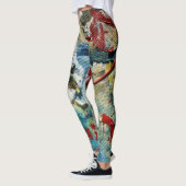 Abstrakte Flow Leggings (Links)