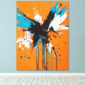 Abstrakte Flüge der Freiheit Leinwanddruck (Insitu (Holzboden))