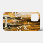 Abstrakte Fluid Art Pour Personalisiert Case-Mate iPhone Hülle (Rückseite (Horizontal))