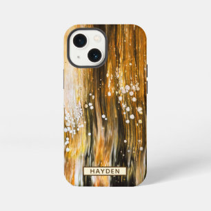 Abstrakte Fluid Art Pour Personalisiert iPhone 13 Mini Hülle