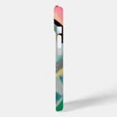 Abstrakte Fluro-Acrylmalerei Case-Mate iPhone Hülle (Rückseite / Links)