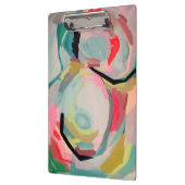 Abstrakte Fluro-Acrylmalerei Klemmbrett (Links)