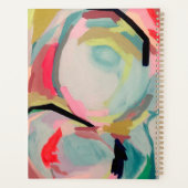 Abstrakte Fluro-Acrylmalerei Planer (Rückseite)