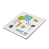 Abstrakte Flussdiagramme Geometric Mid Century Fliese (Seite)