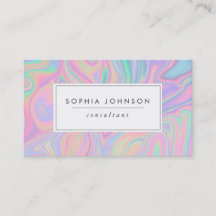 Abstrakte Flüssig-Irideszierende Pastellfarbe