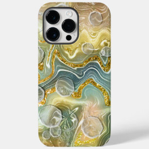 Abstrakte Flüssig-Marmor-Stein-Textur Hintergrund Case-Mate iPhone 14 Pro Max Hülle