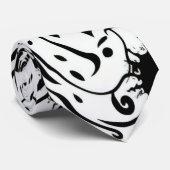 Abstrakte Flüssig-Tinte Krawatte (Gerollt)