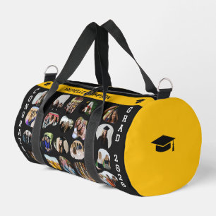 Abstrakte flüssige Form 20 Foto-Collage-Abschluss Duffle Bag