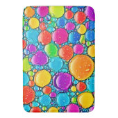 Abstrakte Flüssigkeitstropfen Badematte (Vorderseite Vertikal)