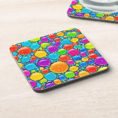 Abstrakte Flüssigkeitstropfen Getränkeuntersetzer (Linke Seite)