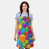 Abstrakte Flüssigkeitstropfen Schürze (Getragen)