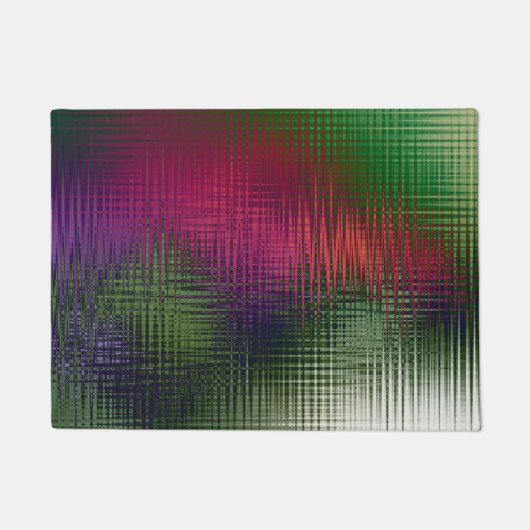 Abstrakte Flüssigtextur Eisglas Kristall gefroren  Fußmatte (Vorderseite)