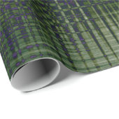 Abstrakte Flüssigtextur Eisglas Kristall gefroren  Geschenkpapier (Rolleneckpunkt)