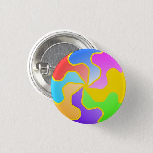 Abstrakte Form Button (Vorne & Hinten)