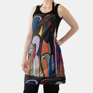 Abstrakte Form, Dackel, Text hinzufügen, Schürze