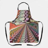 Abstrakte Form, Dackel, Text hinzufügen, Schürze (Vorderseite)