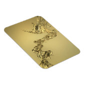 Abstrakte Form, die durch das Abtropfen von Wasser Magnet (Rechte Seite)