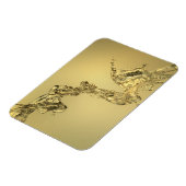 Abstrakte Form, die durch das Abtropfen von Wasser Magnet (Linke Seite)