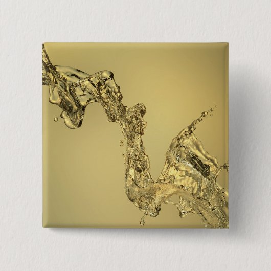 Abstrakte Form gebildet durch das Spritzen des Button (Vorderseite)