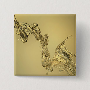 Abstrakte Form gebildet durch das Spritzen des Button