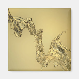 Abstrakte Form gebildet durch das Spritzen des Magnet