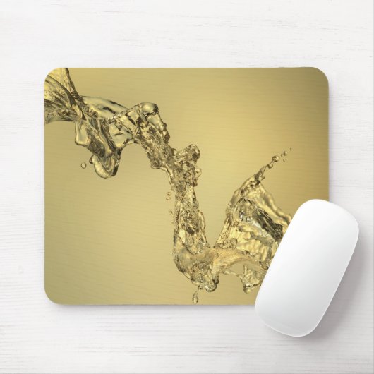 Abstrakte Form gebildet durch das Spritzen des Mousepad (Mit Mouse)