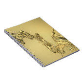 Abstrakte Form gebildet durch das Spritzen des Notizblock (Rechte Seite)