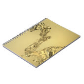 Abstrakte Form gebildet durch das Spritzen des Notizblock (Linke Seite)