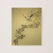 Abstrakte Form gebildet durch das Spritzen des Puzzle (Vertikal)