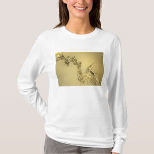 Abstrakte Form gebildet durch das Spritzen des T-Shirt