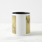 Abstrakte Form gebildet durch das Spritzen des Tasse (Zentrum)