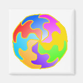 Abstrakte Form Magnet (Vorne)