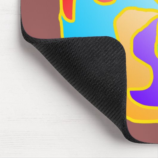 Abstrakte Form Mousepad (Ecke)